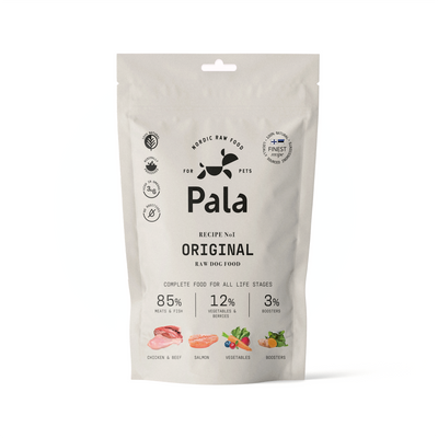 Pala Recipe 1 / Kylling, okse & laks - 100 gram